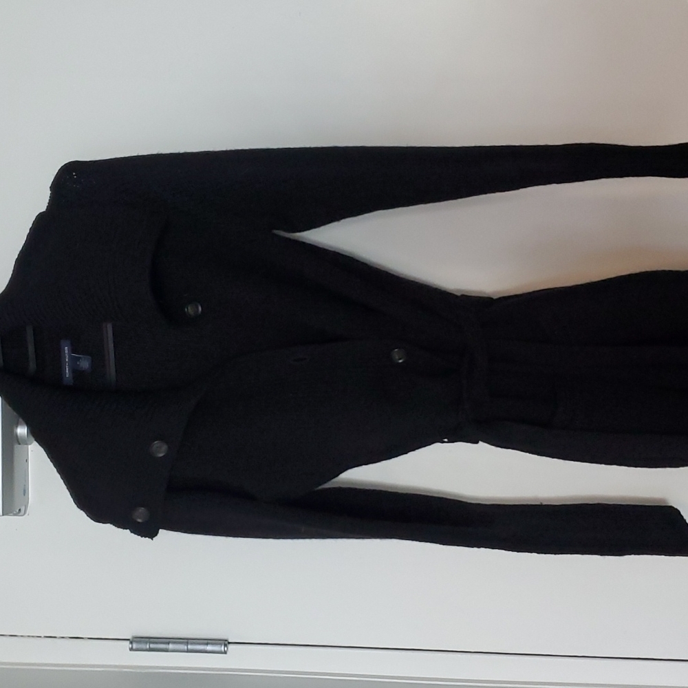 Tommy Hilfiger Cardigan, Black, Size Medium